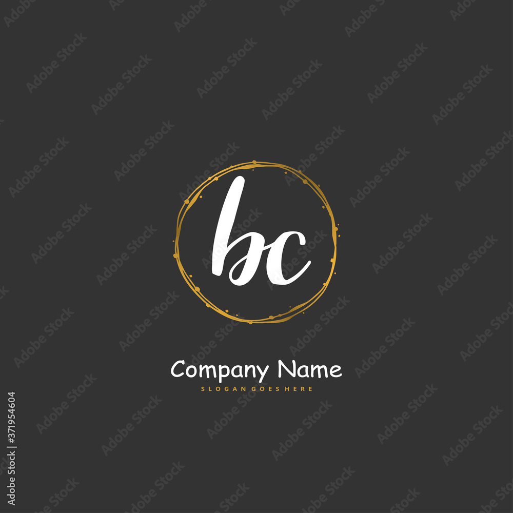 B C BC Initial handwriting and signature logo design with circle. Beautiful design handwritten logo for fashion, team, wedding, luxury logo. B C BC Initial handwriting and signature logo design with circle. Beautiful design handwritten logo for fashion, team, wedding, luxury logo.