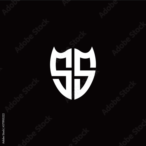 Free Download Initial S S letter with shield modern style logo template vector - GFXLoad