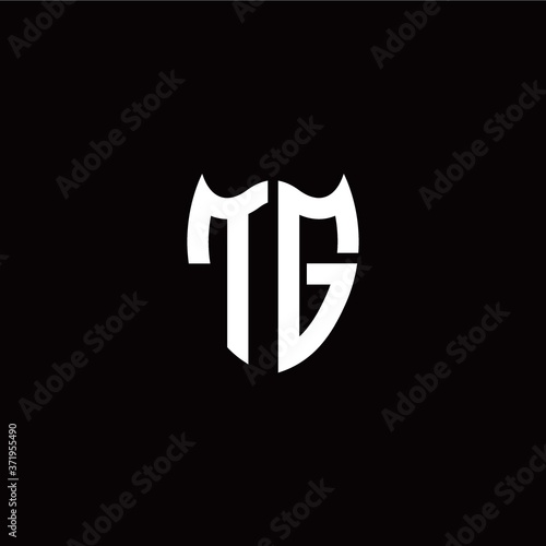Initial T G letter with shield modern style logo template vector Free Download Initial T G letter with shield modern style logo template vector - GFXLoad