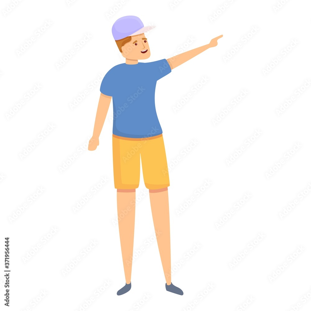 Family holidays smiling boy icon. Cartoon of family holidays smiling boy vector icon for web design isolated on white background Family holidays smiling boy icon. Cartoon of family holidays smiling boy vector icon for web design isolated on white background