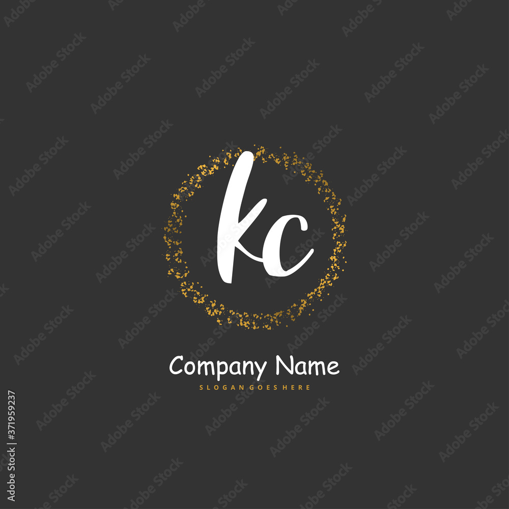 K C KC Initial handwriting and signature logo design with circle. Beautiful design handwritten logo for fashion, team, wedding, luxury logo. K C KC Initial handwriting and signature logo design with circle. Beautiful design handwritten logo for fashion, team, wedding, luxury logo.