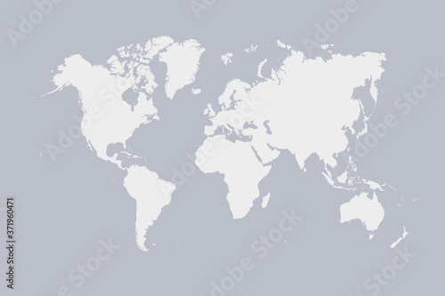 World map vector modern