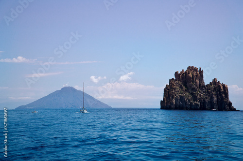 Italy Sicily, Aeolian Islands, Stromboli and Spinazzola