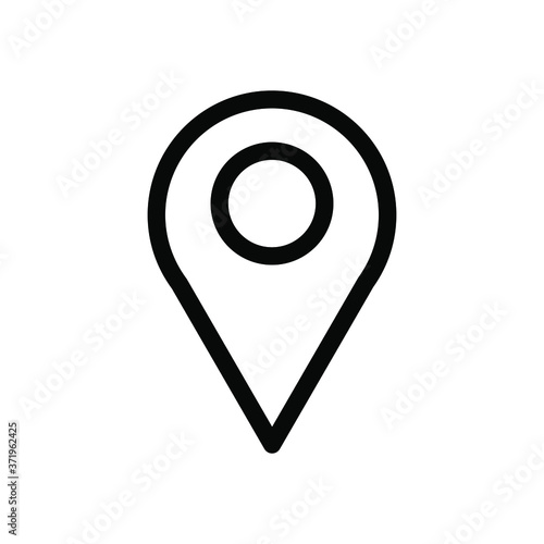 Location minimalistic icon for online shop