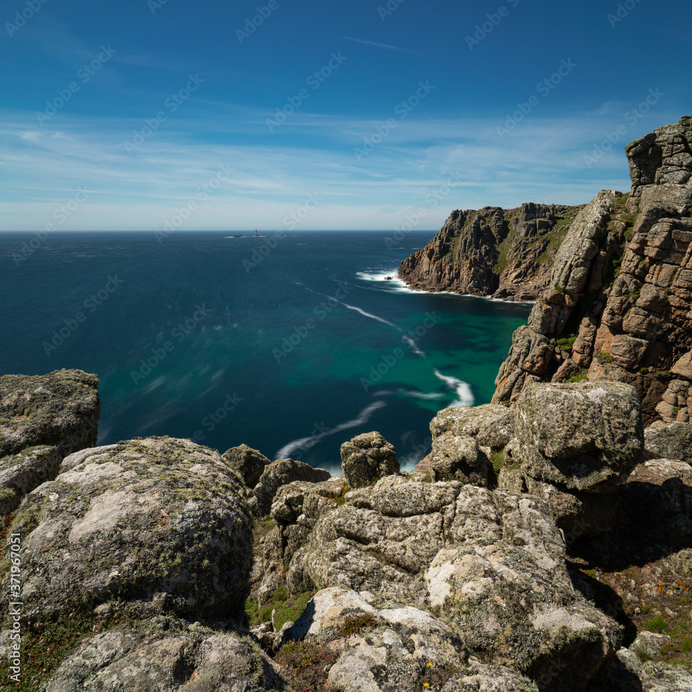 Cornwall cliff and rock landscapes / seascapes