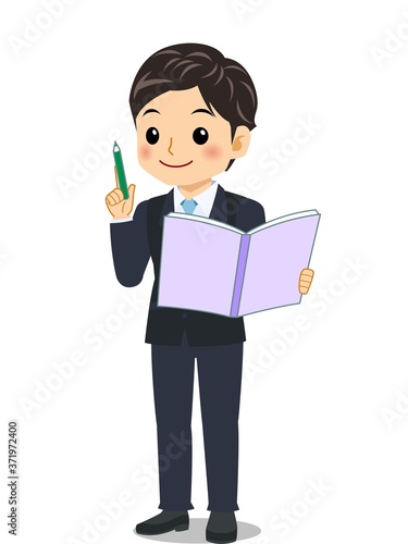 新入社員の男性