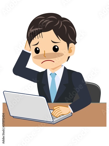 新入社員の男性