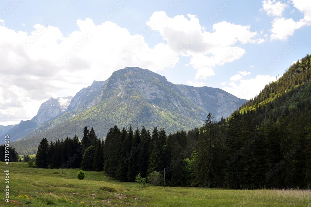 Unterwegs zur Modaualm im Berchtesgadener Land