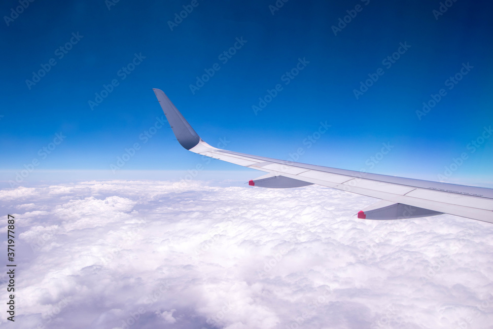 Fototapeta premium Passenger View Air Travel