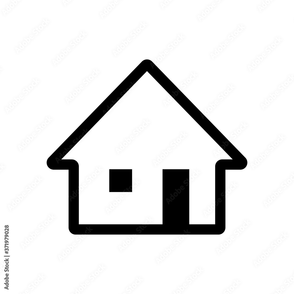 home icon on a white background home icon on a white background