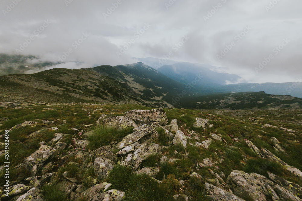 mountain landscape with clouds mountain landscape with clouds