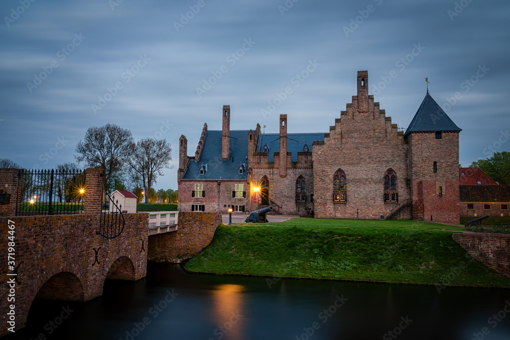 old fortress on the sea coast Radboud Kasteel