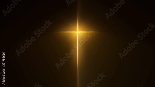 Glowing Christian Cross Loop