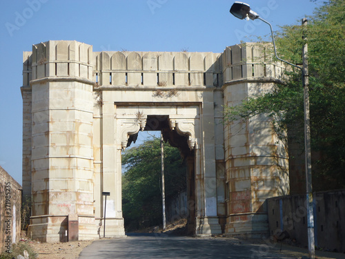 Bhairon Pol of chittorgarh fort is the second gate of the fort and the statue of Lord Bhairon photo