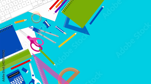cancelleria, materiale scolastico, scuola, studiare