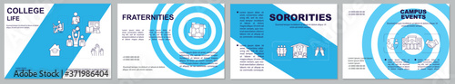 College brochure template