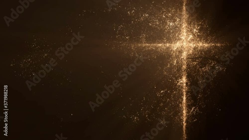 Glowing Christian Cross Loop