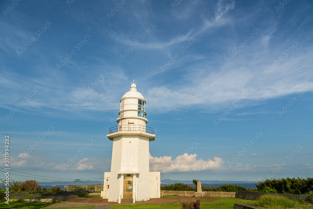 夏の三浦半島剣崎灯台 夏の三浦半島剣崎灯台