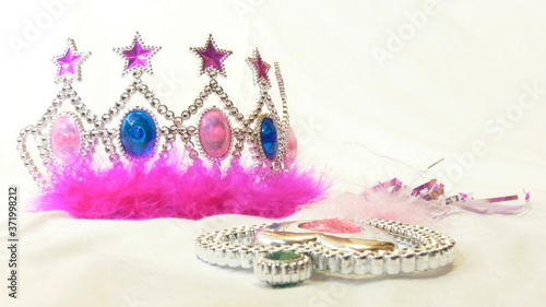 Toy crown and wand