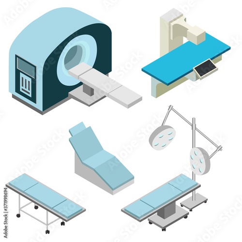 Isometric medical diagnostic equipment se