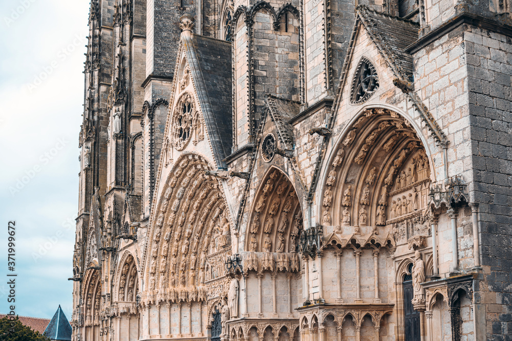 Fototapeta premium Bourges Cathedral in Bourges, France