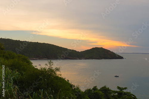 Joao Fernandinho beach at sunset  Buzios  Rio de Janeiro  Brazil