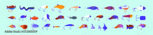 a set of icon design template with various models. vector illustration