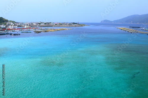 柏島 美しい海を橋から眺める 夏（高知県 大月町）