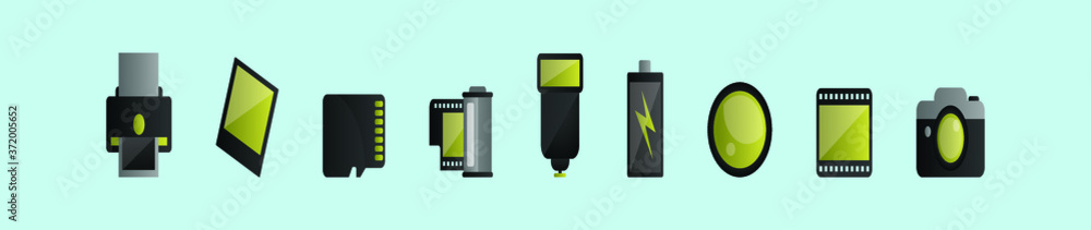 a set of camera photography icon design template with various models. vector illustration a set of camera photography icon design template with various models. vector illustration