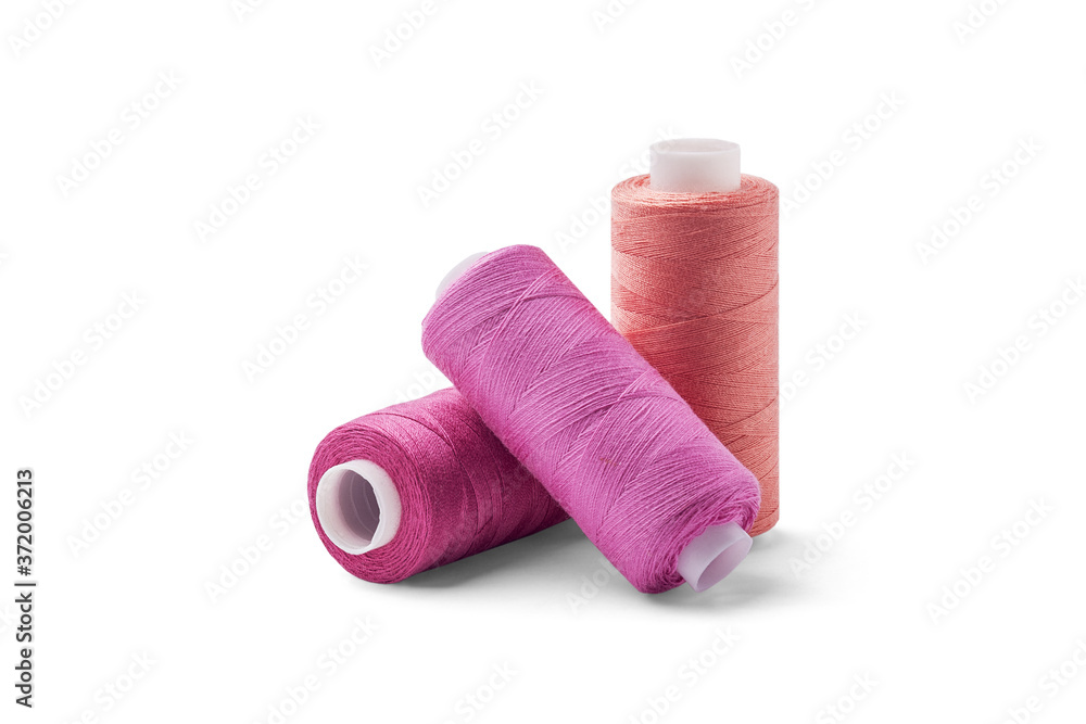 Sewing thread on a white background. Sewing thread on a white background.