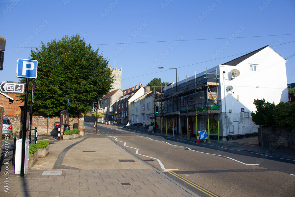 Carisbrooke High Street, Isle of Wight, England Carisbrooke High Street, Isle of Wight, England