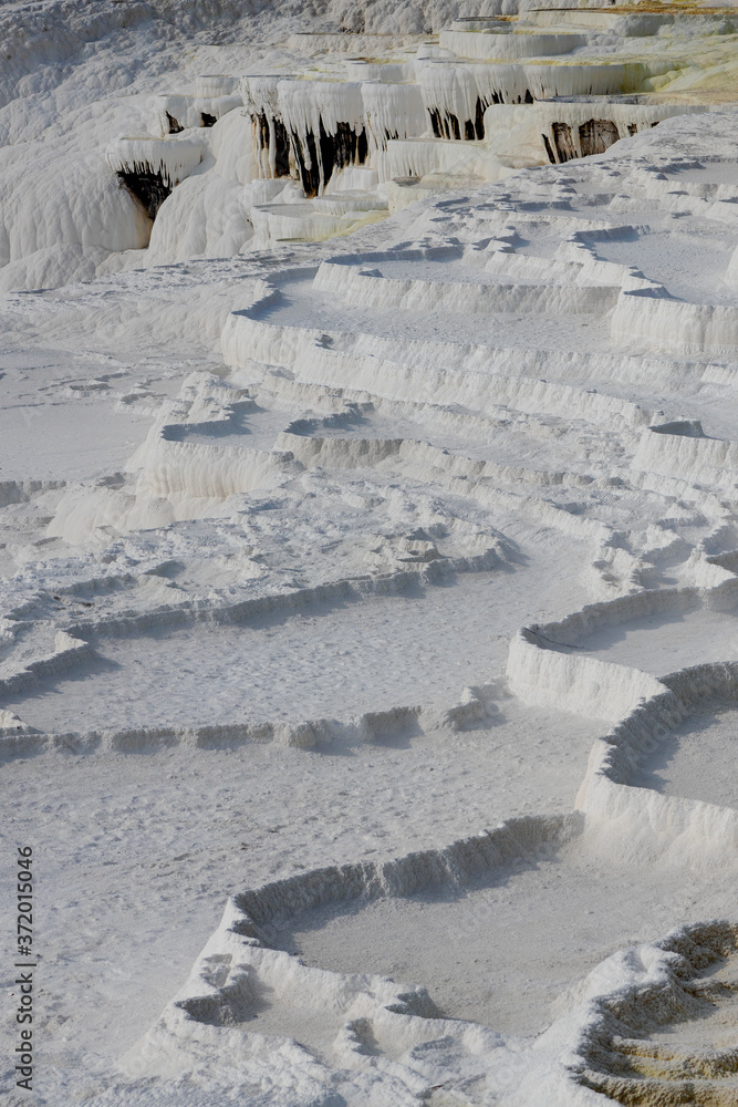 Turkey landscape Hierapolis Nature Pamukkale Blue