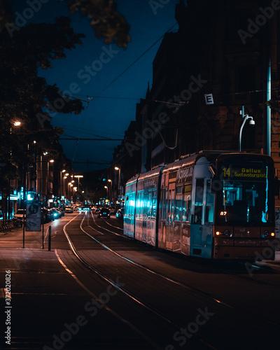 Tram auf dem Weg zum Hauptbahnhof