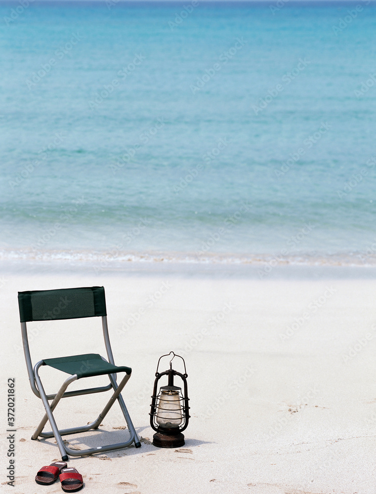 chair on the beach chair on the beach