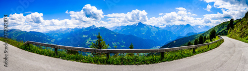 landscape at the zillertal in austria photo