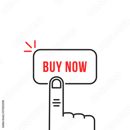 thin line simple hand on buy now