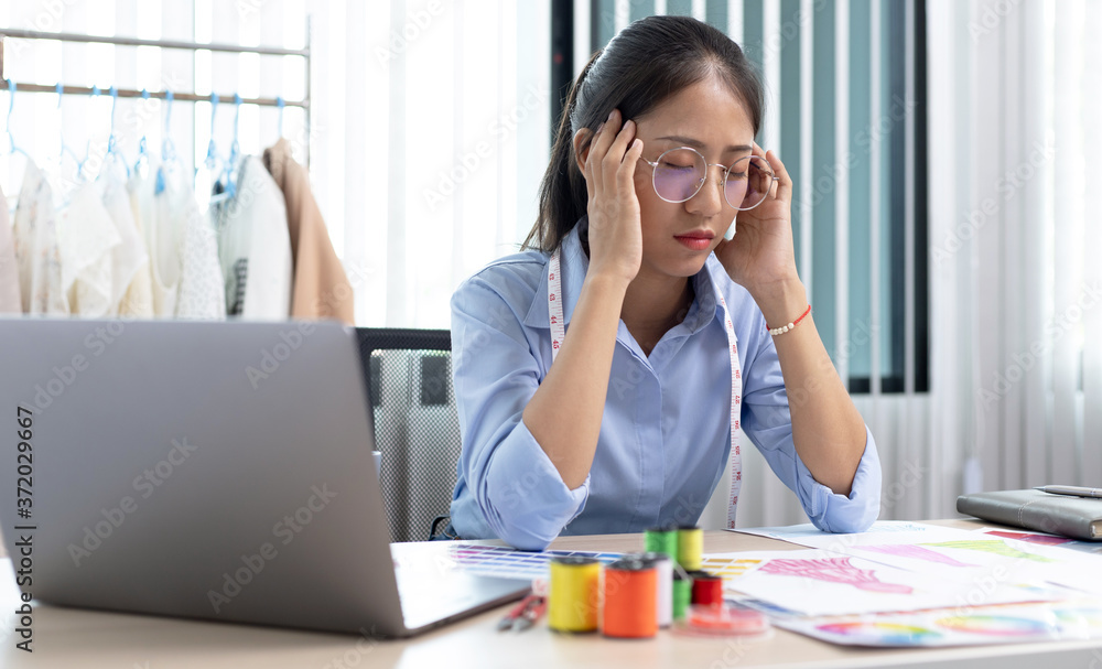 Fashion designers are worried and stressed about wrongly designed clothes. Fashion designers are worried and stressed about wrongly designed clothes.