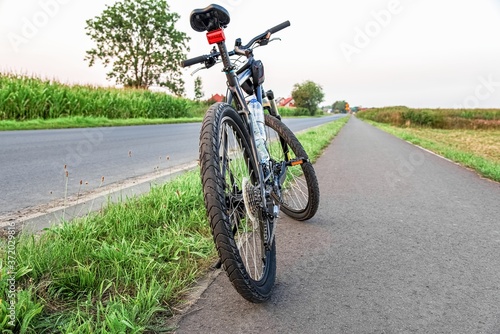 Speed bike on the bike path