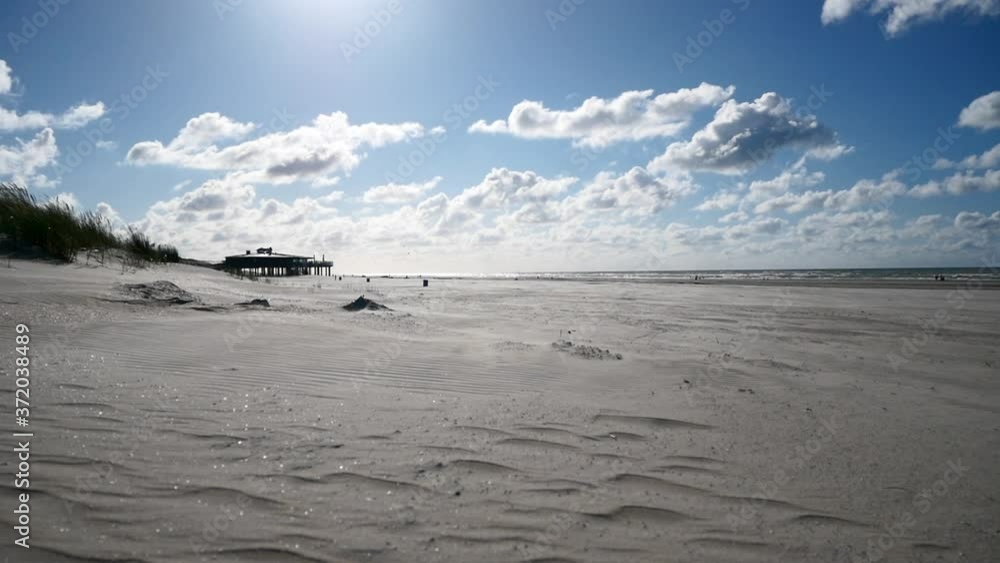Strong wind moves sand and creating an apocalyptic scenery, landscape, slow motion HD Strong wind moves sand and creating an apocalyptic scenery, landscape, slow motion HD