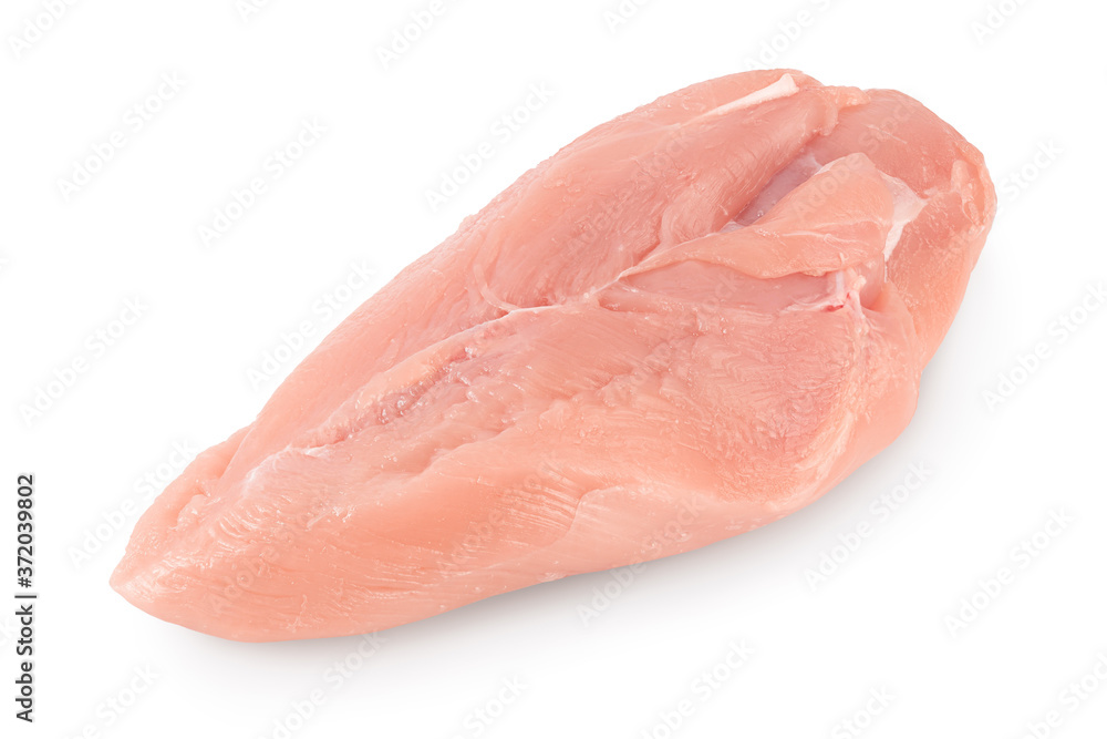 Fresh chicken fillet isolated on white background with clipping path and full depth of field. Fresh chicken fillet isolated on white background with clipping path and full depth of field.