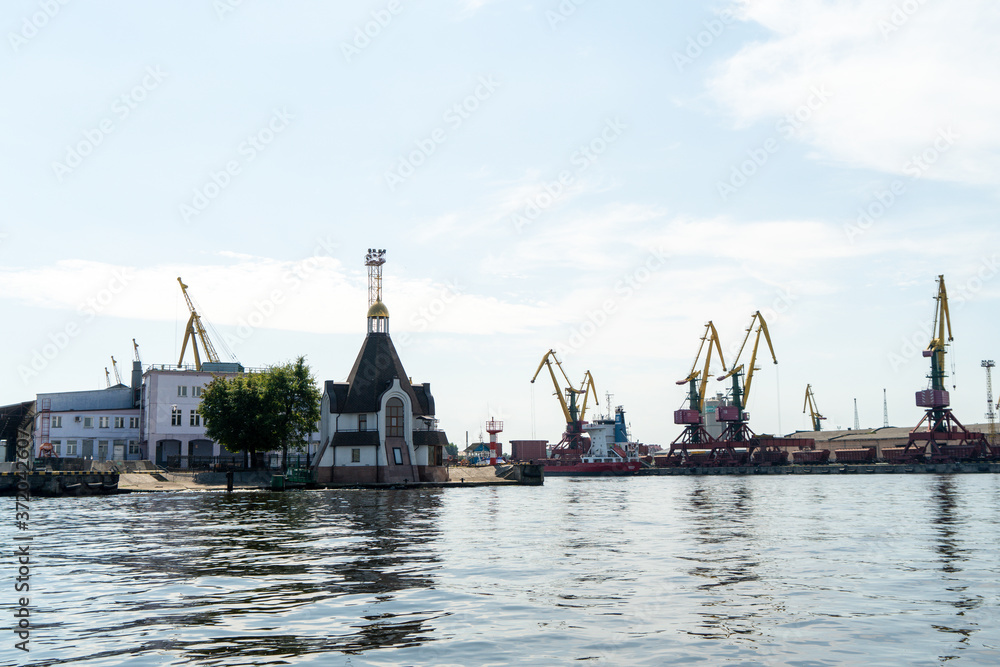 Chapel of Saint Nicholas in the Kaliningrad port, Russia