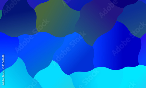 Blue polygonal abstract background. Great illustration for your needs. © sharafmaksumov