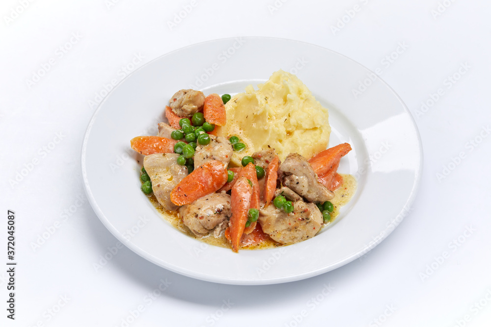 mashed potato with meat and vegetables mashed potato with meat and vegetables
