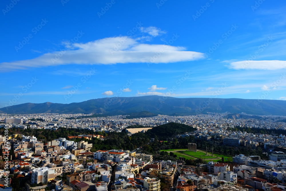 panorama of the city of Athens