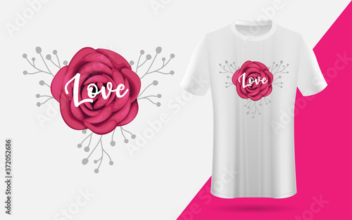 love cute t-shirt design