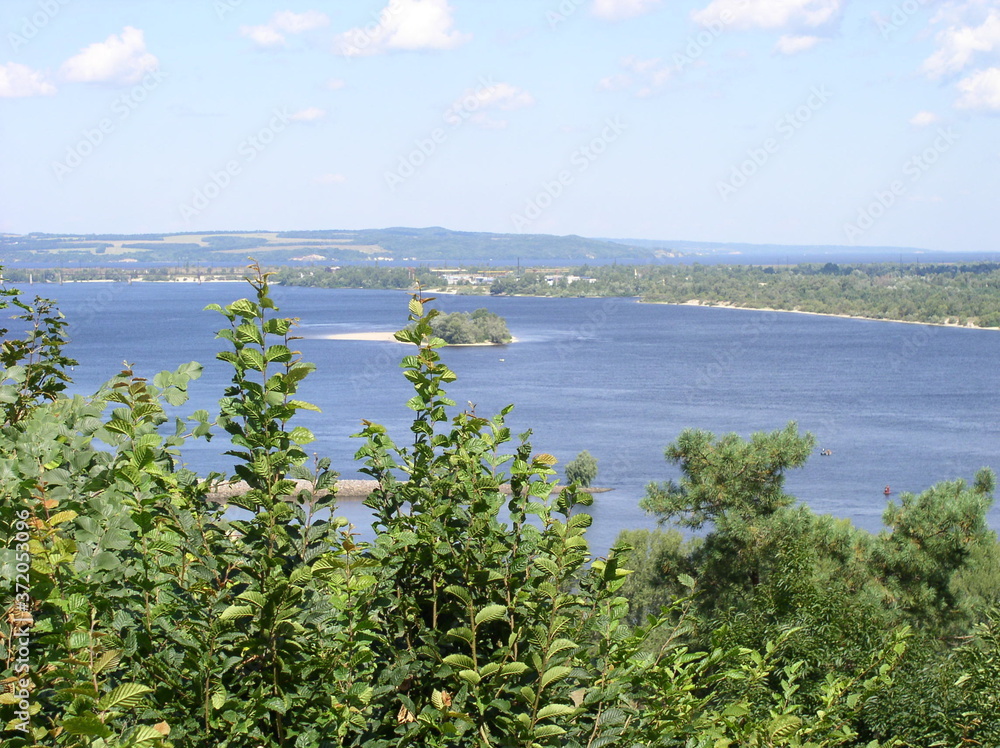 landscape with a river