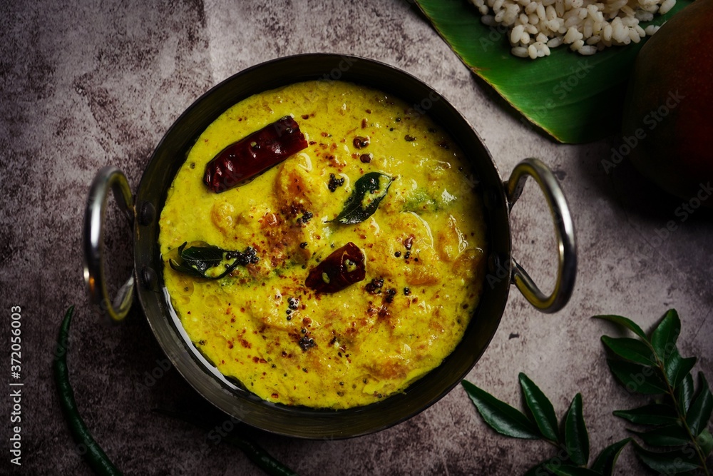 Ripe Mango curry / Mambazha Pulissery - Kerala Yogurt based mango curryR Ripe Mango curry / Mambazha Pulissery - Kerala Yogurt based mango curryR