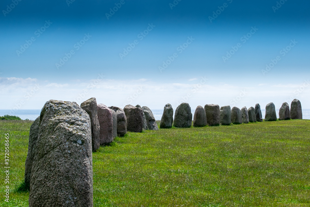Ale's stones, viking burial sites