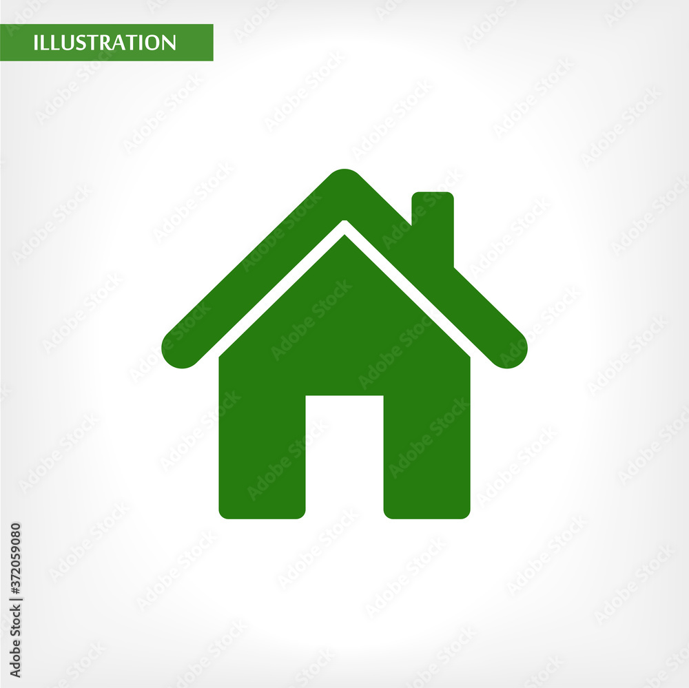 House vector icon , lorem ipsum Flat design