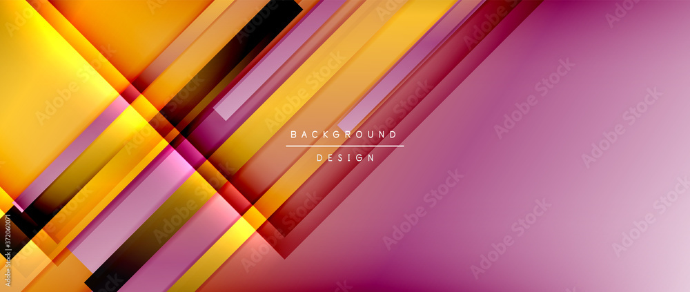 Dynamic lines on fluid color gradient. Trendy geometric abstract background for your text, logo or graphics Dynamic lines on fluid color gradient. Trendy geometric abstract background for your text, logo or graphics